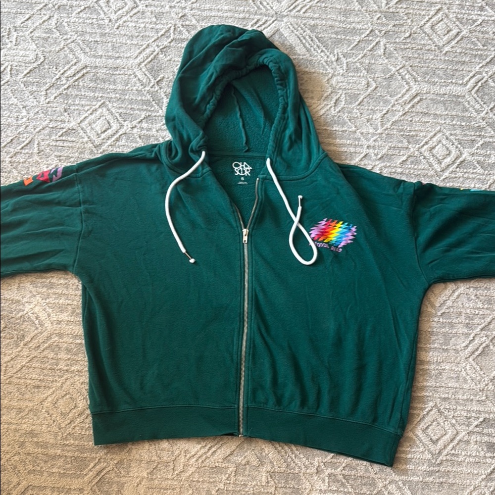 Chaser Turquoise Fleece Hoodie